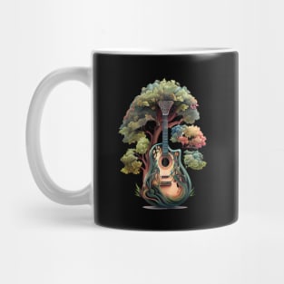 Acoustic Guitar Tree Of Life Guitar Player Nature Guitarist Mug